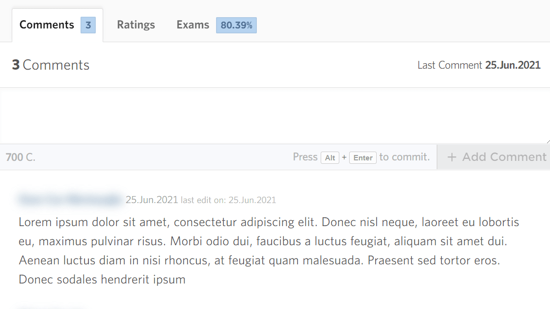 Comments